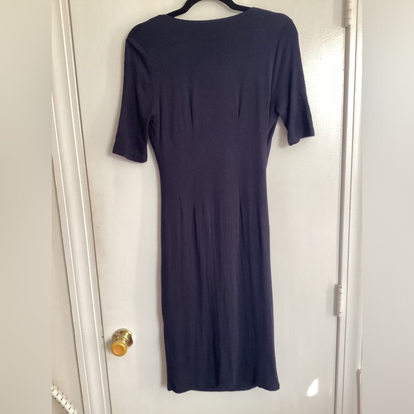 BODEN Navy elegant dress size 8R - Picture 5 of 6